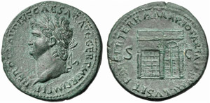 Nerone (54-68), Sesterzio, Roma, 65 d.C.; AE ... 