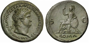 Nerone (54-68), Sesterzio, Roma, c. 67 d.C.; ... 