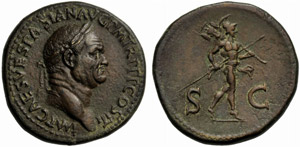 Vespasiano (69-79), Sesterzio, Roma, 71 ... 