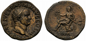 Vespasiano (69-79), Dupondio, Roma, 71 d.C.; ... 