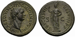 Domiziano (81-96), Sesterzio, Roma, 82 d.C.; ... 