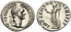 Domiziano (81-96), Denario, Roma, 93-94 ... 