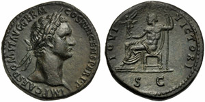 Domiziano (81-96), Sesterzio, Roma, 95-96 ... 