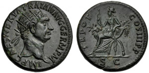 Traiano (98-117), Dupondio, Roma, 101-102 ... 