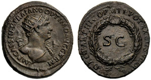 Traiano (98-117), Dupondio, Roma (per la ... 