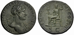 Adriano (117-138), Sesterzio, Roma, 119 ... 