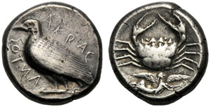 Sicilia, Tetradramma, Agrigento, c. 471-430 ... 