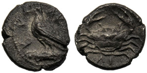 Sicilia, Litra, Agrigento, c. 425-406 a.C.; ... 