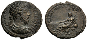 Marco Aurelio (161-180), Asse, Roma, 174-175 ... 