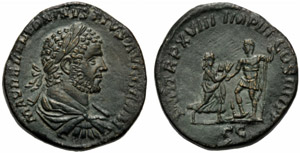 Caracalla (198-217), Sesterzio, Roma, 215 ... 