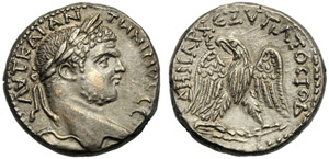 Caracalla (198-217), Tetradracma, Cipro ... 