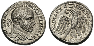 Macrino (217-218), Tetradracma, Seleucis et ... 