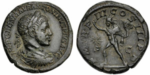 Elagabalo (218-222), Sesterzio, Roma, 220 ... 