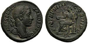 Severo Alessandro (222-235), Asse, Roma, 230 ... 