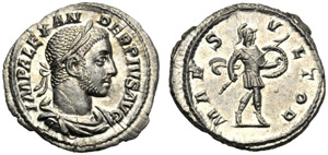 Severo Alessandro (222-235), Denario, Roma, ... 