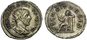 Filippo I (244-249), Antoniniano, Roma, ... 