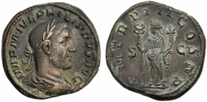 Filippo I (244-249), Sesterzio, Roma, 246 ... 