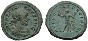 Massimiano Erculio (286-305), Asse, Roma, ... 