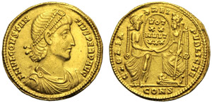 Costanzo II (337-361), Solido, ... 