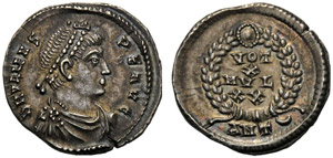 Valente (364-378), Siliqua, Antiochia, ... 