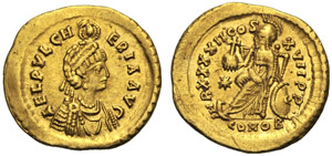 Aelia Pulcheria (Teodosio II, 408-450), ... 