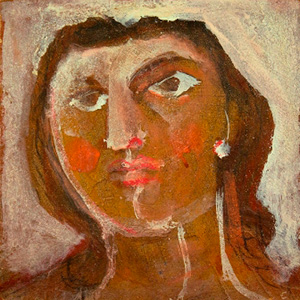 ANONYMOUS XX     Woman’s face  Oil on ... 