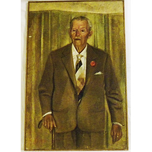 ANONYMOUS 20TH CENTURY  Old man portrait Oil ... 