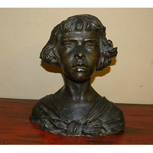 ANONYMOUS 20TH CENTURY  Female bust, 1920 ... 