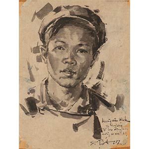 NGUYEN SY TOTVietnam, 1925-?Portrait of a ... 