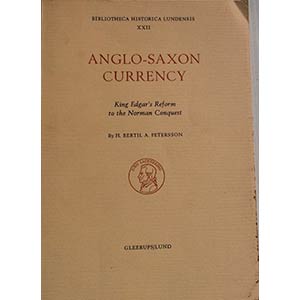 Bertil, H Petersson, A. Anglo-Saxon ... 