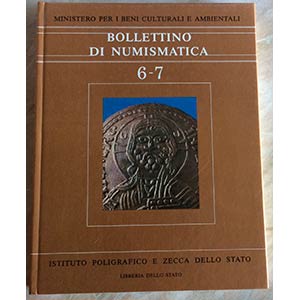 Bollettino di Numismatica 6-7. Istituto ... 
