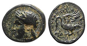 Ionia, Leukai, c. 380-360 BC. Æ (10mm, ... 