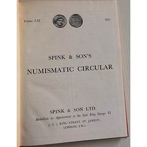 Spink, Numismatic Circular 1953. ... 