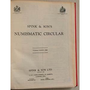 Spink, Numismatic Circular 1966. ... 