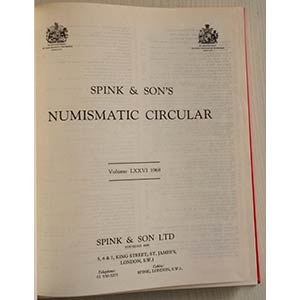 Spink, Numismatic Circular 1968. ... 