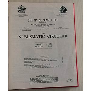 Spink, Numismatic Circular 1972. ... 