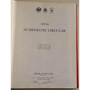 Spink, Numismatic Circular 1986. ... 