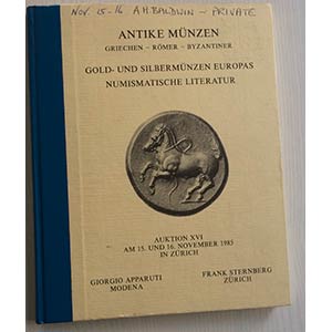 Sternberg F. Apparuti G. Auktion XVI Antike ... 