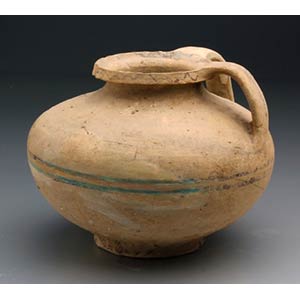 Medieval handled jug, 12th century; height ... 