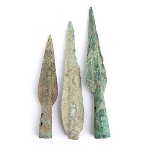 Collection of three Protohistoric bronze ... 