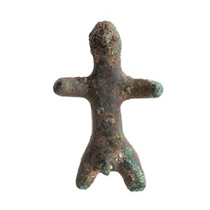 Etruscan bronze votive figure, 7th-5th ... 