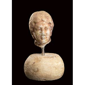 Roman marble head of a lady, 2nd century ... 