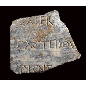 Roman greco-scritto marble inscription Slab, ... 