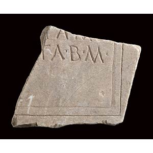 Roman marble iscription slab, 2nd-3rd ... 