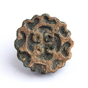 Bactrian Bronze Seal with Cruciform and ... 