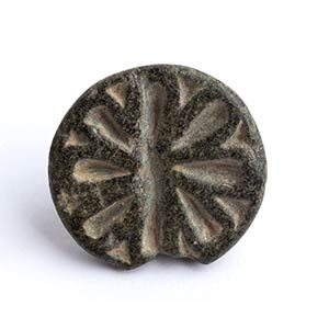 Bactrian Stone Button Seal with Floral ... 
