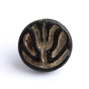 Bactrian Stone Button Seal with Floral ... 