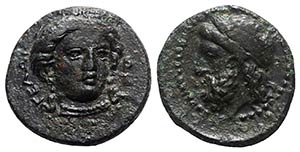 Sicily, Gela, c. 315-310 BC. Æ (13.5mm, ... 