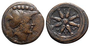 Northern Apulia, Luceria, c. 211-200 BC. Æ ... 