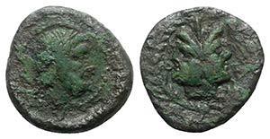 Sicily, Panormos(?), c. 2nd century BC. Æ ... 